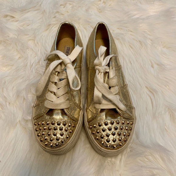 Steve Madden | Gold Platform Braady - Picture 2 of 8